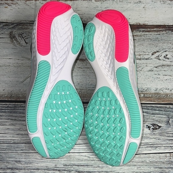 Nike  Men's React Miler 2 Platinum Tint/Dynamic Turquoise-White Size-10 - Picture 5 of 9